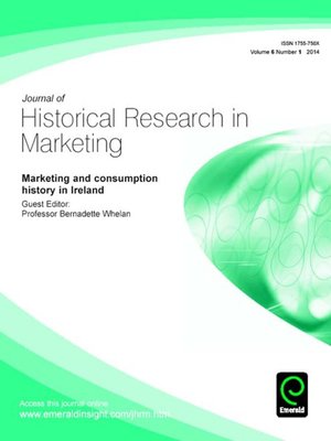 cover image of Journal of Historical Research in Marketing, Volume 6, Issue 1